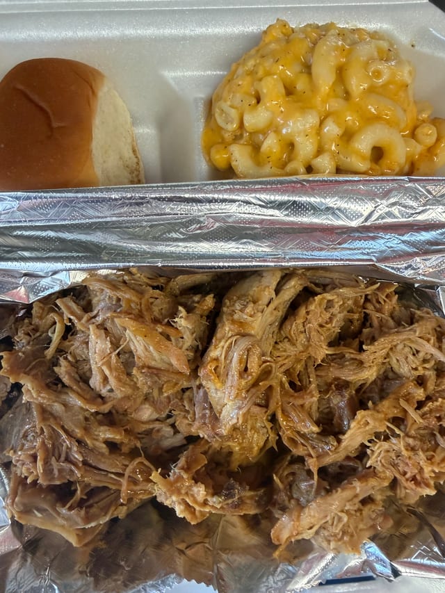 Pulled Pork Plate.