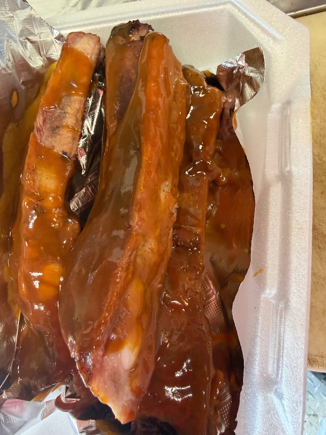 Ribs Plate.