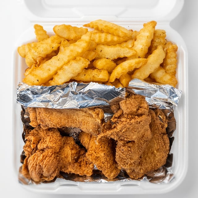 6 Wings + 1 Side.